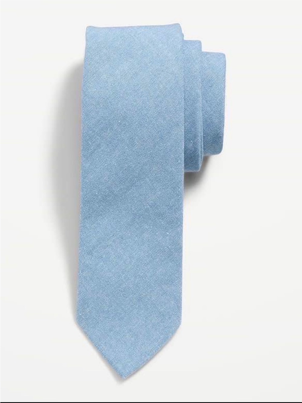 Old Navy Light Blue Solid Men's Tie